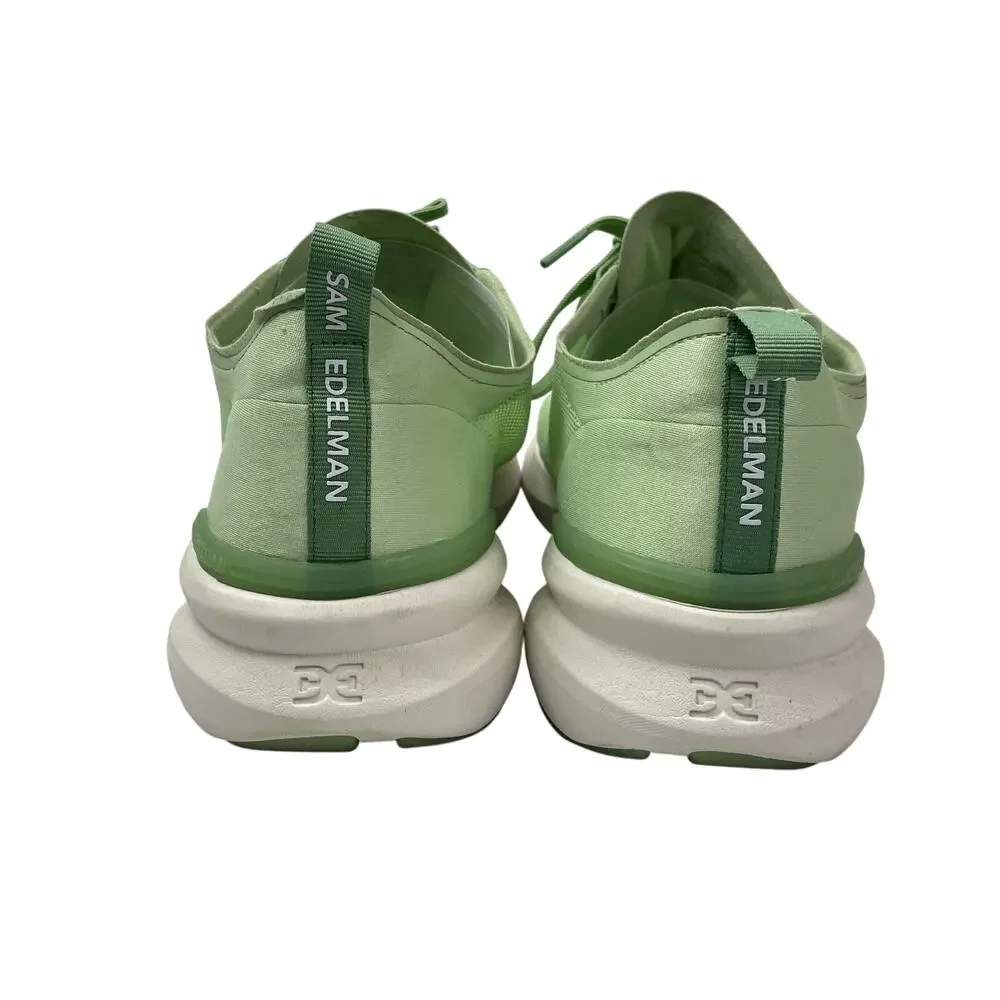 Sam Edelman Sarita Women's Green Lace Up Athletic Performance Sneakers Shoes 12